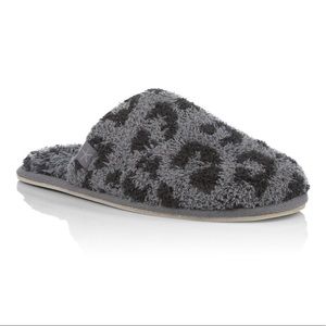 NWT Barefoot Dreams Cozy-chic Leopard Print Slippers, Size Small